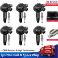 Ignition Coils and Spark Plug for Lincoln MKZ 2007–2012 (3.5L V6)
