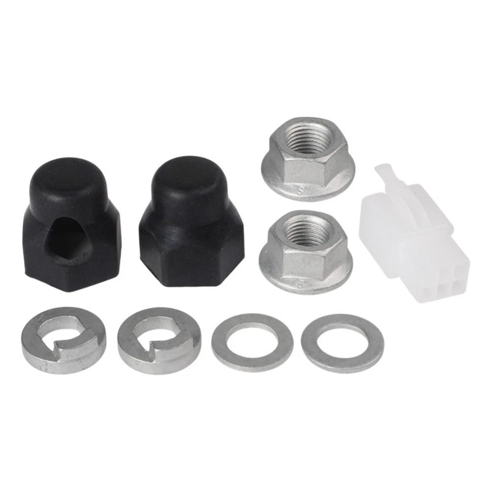 Set of 4 Electric Bicycle Hub Motor Axle Lock Nut Washer Spacer Nuts