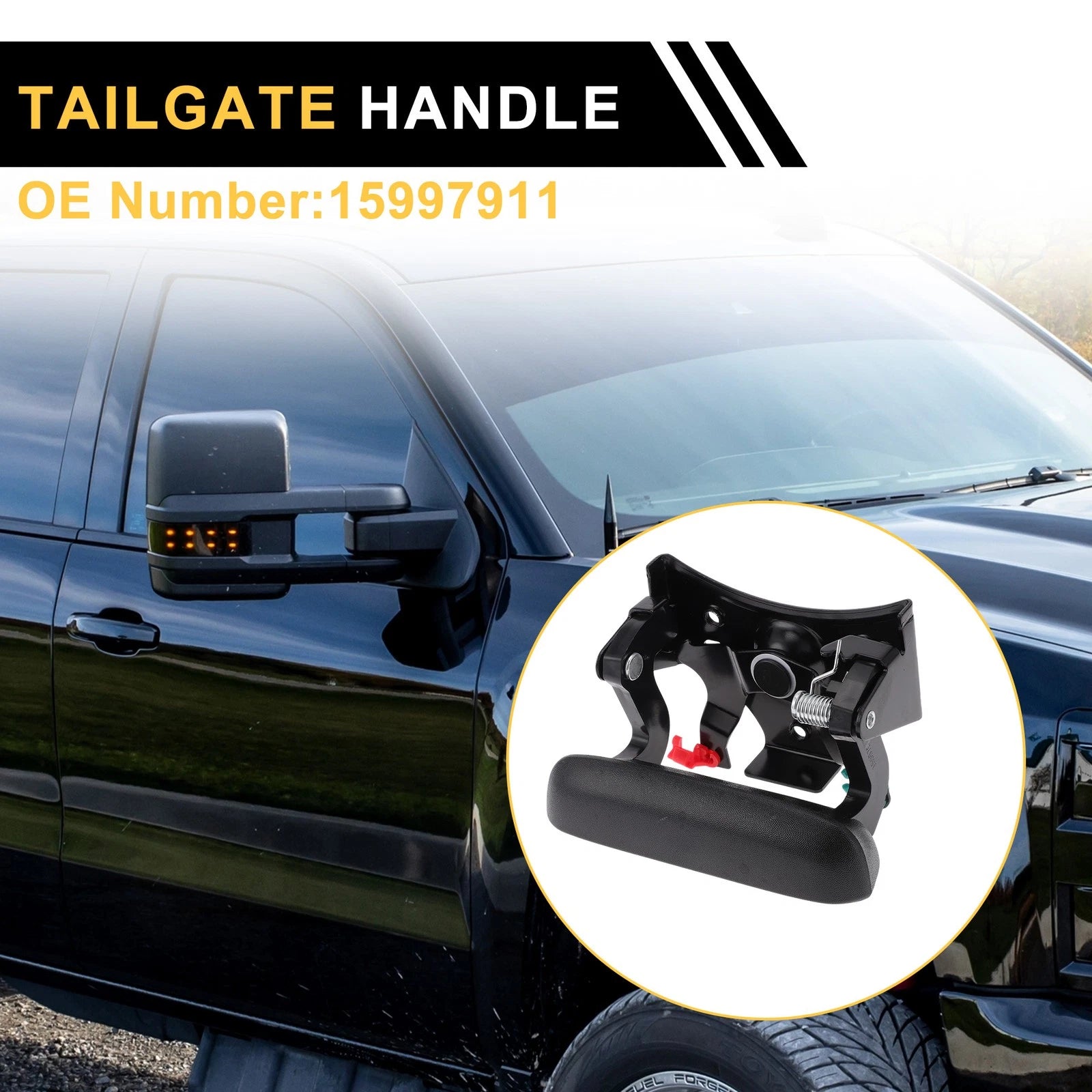 Liftgate Latch Tailgate Handle for Chevrolet Silverado 1500 Classic (2007) No.15997911
