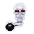 Steering Wheel Spinner Knob Replacement Chrome Skull for Universal Fit