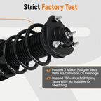 4X Front Struts w/ Coil Spring & Sway Bar Links for Honda Odyssey (2008–2010)