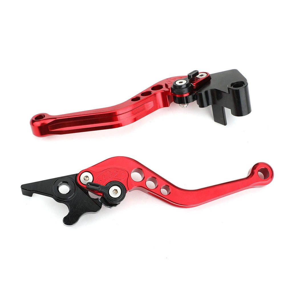 Aluminum Brake Clutch Levers for Kawasaki Ninja 250 300 (2013–2019) Red T9