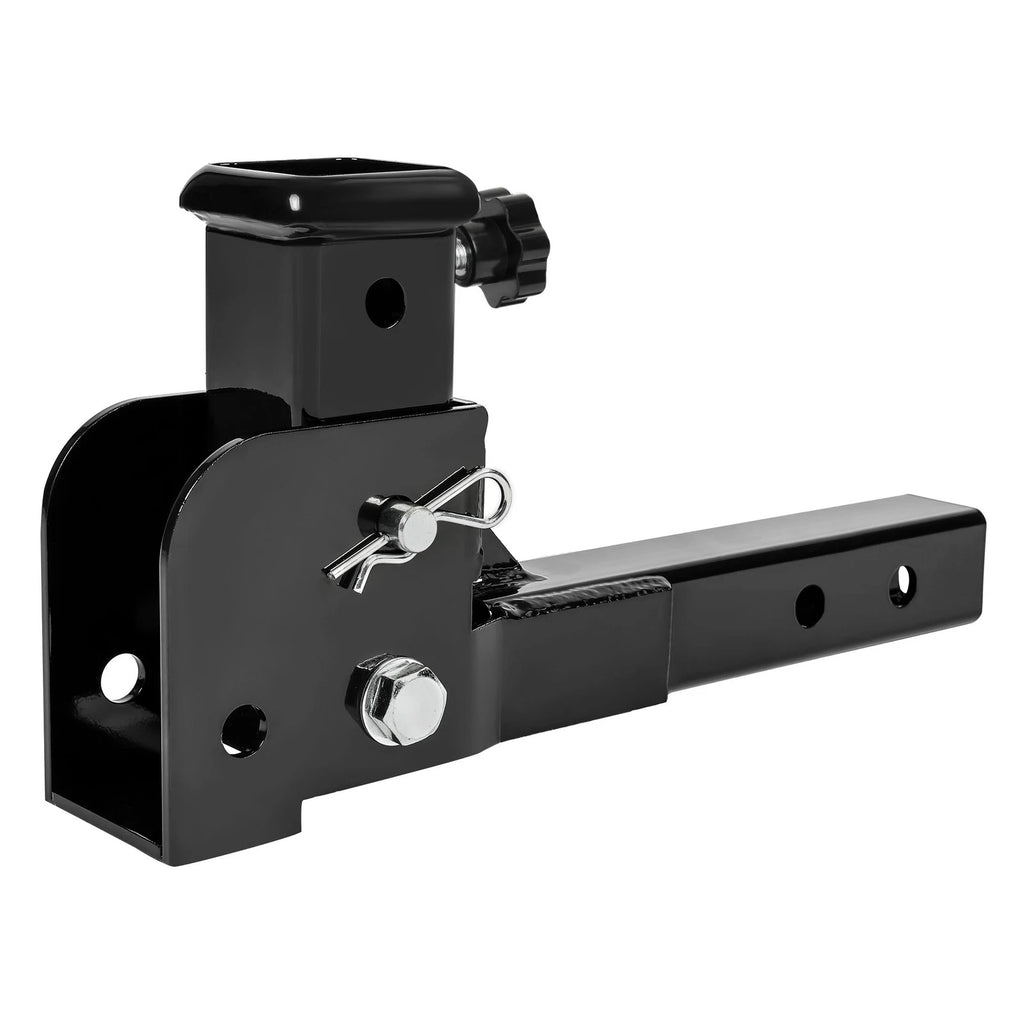 2" Folding Trailer Hitch Mount Shank Adapter for Cargo Wheelchair Carrier