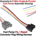 5-Wire Fuel Pump Housing Assembly Repair Connector for Dodge Chrysler