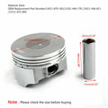 Piston Ring Pin Kit for Honda XL200 XR200R XR200 (1980–2002) STD 65.50mm