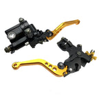 CNC 7/8'' Brake Clutch Master Cylinder Lever Kit for Universal Motorcycle