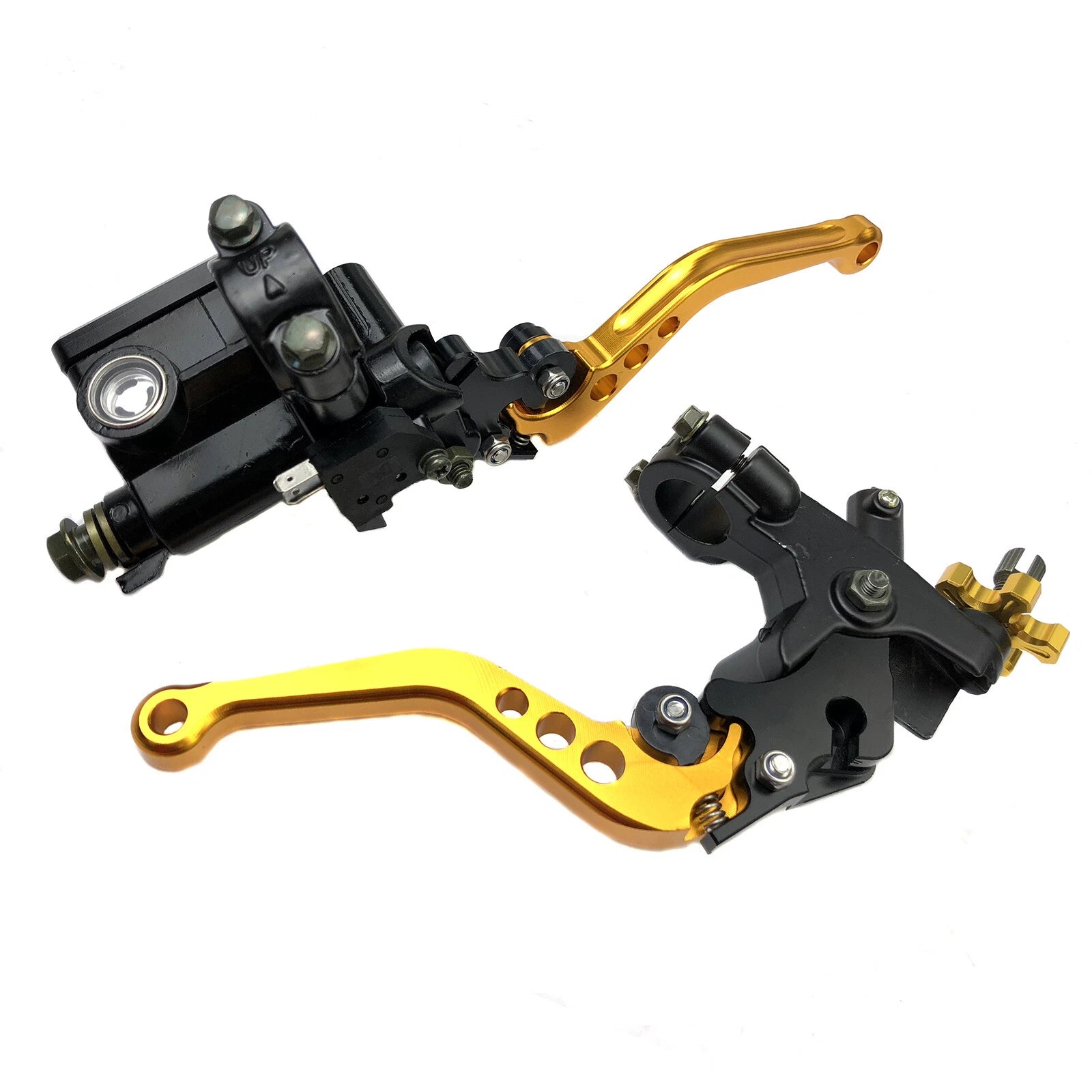 CNC 7/8'' Brake Clutch Master Cylinder Lever Kit for Universal Motorcycle