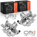 2X Rear Steel Brake Caliper with Bracket for Honda Accord (2018–2020)
