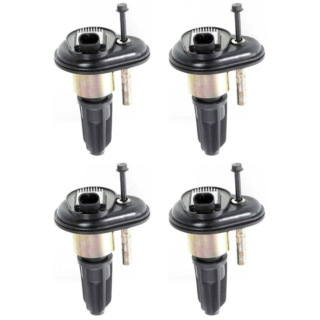 Set of 4 Ignition Coils for Chevy Olds Isuzu (i-290, i-370, Ascender, i-280, i-350, H3)