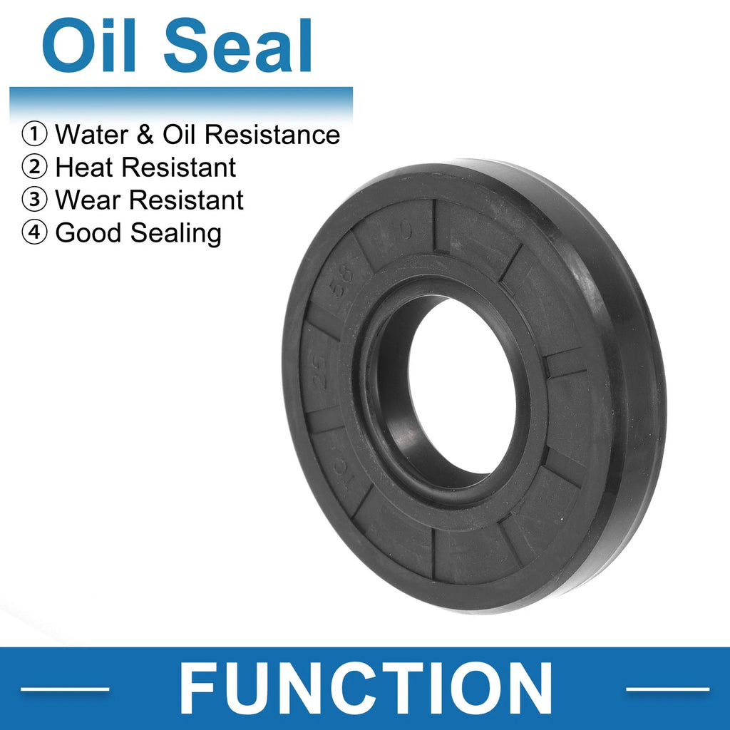 Set of 5 Oil Seal Ring 25x58x10mm for Rotary Shaft