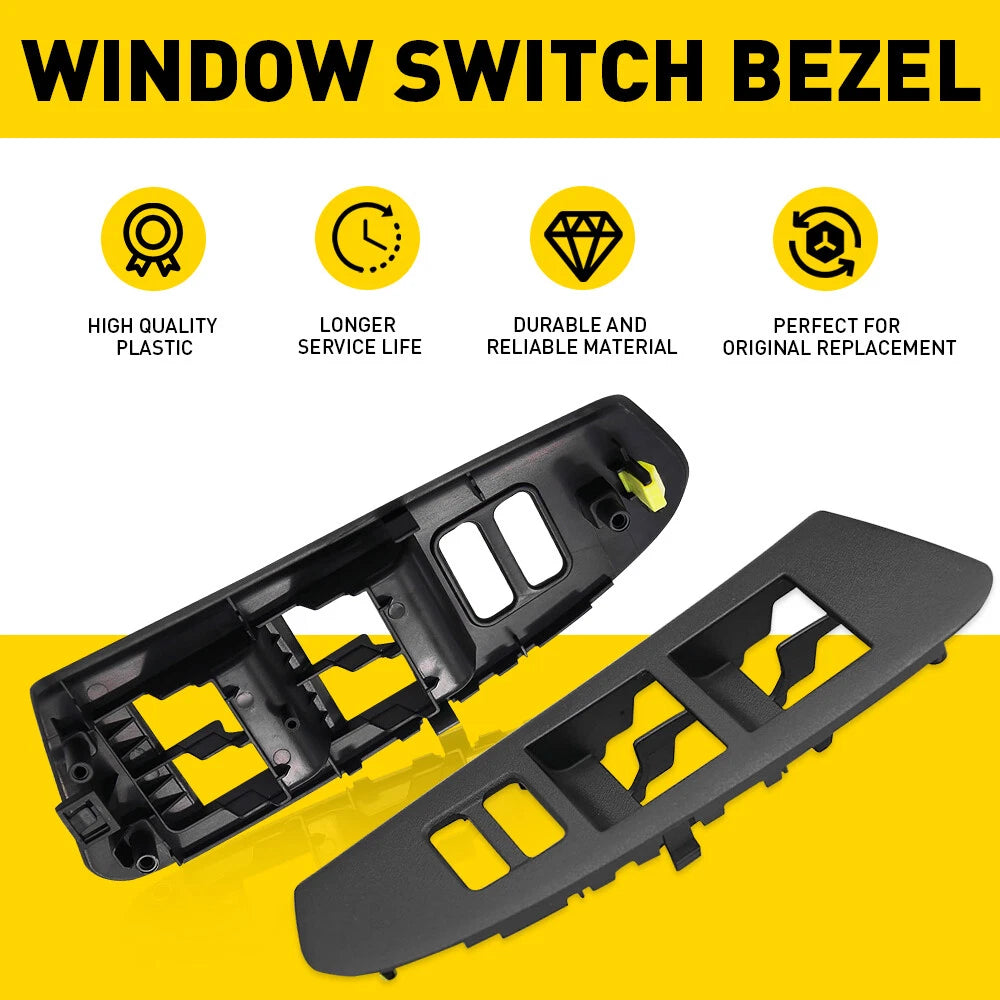 Left Master Power Window Switch Bezel Cover for Toyota Tacoma (2012–2015)
