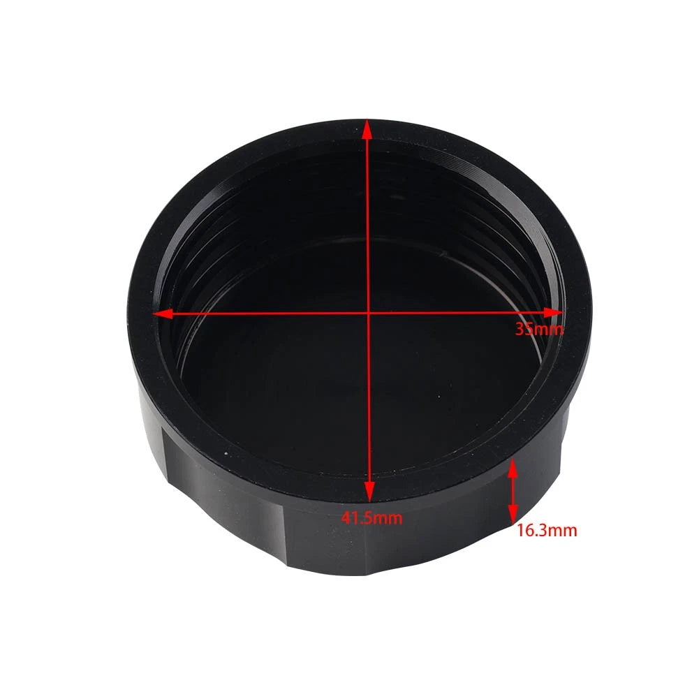 Rear Brake Fluid Reservoir Cover Titanium for Yamaha XSR125 XSR700 XSR155 XSR900 (2021–2023)