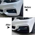 2X Front Bumper Side Air Vent Splitter Lip for BMW 2 Series F22/F23 (2014–2022)
