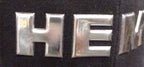 Emblem Logo Replacement Black Chrome Cap for Dodge HEMI (2009–2021)