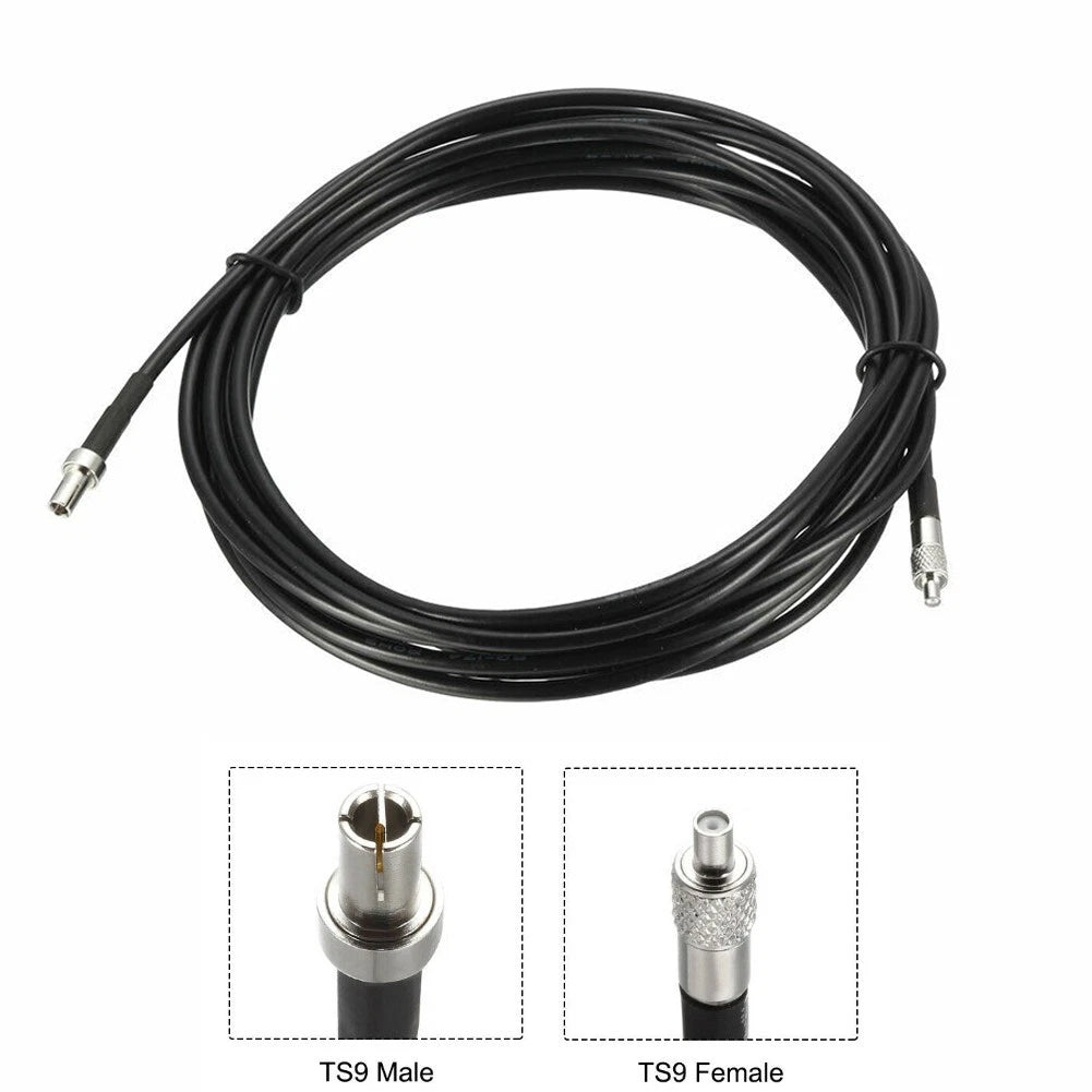 Coaxial Extension Cable for TS9 Male to Female Connection