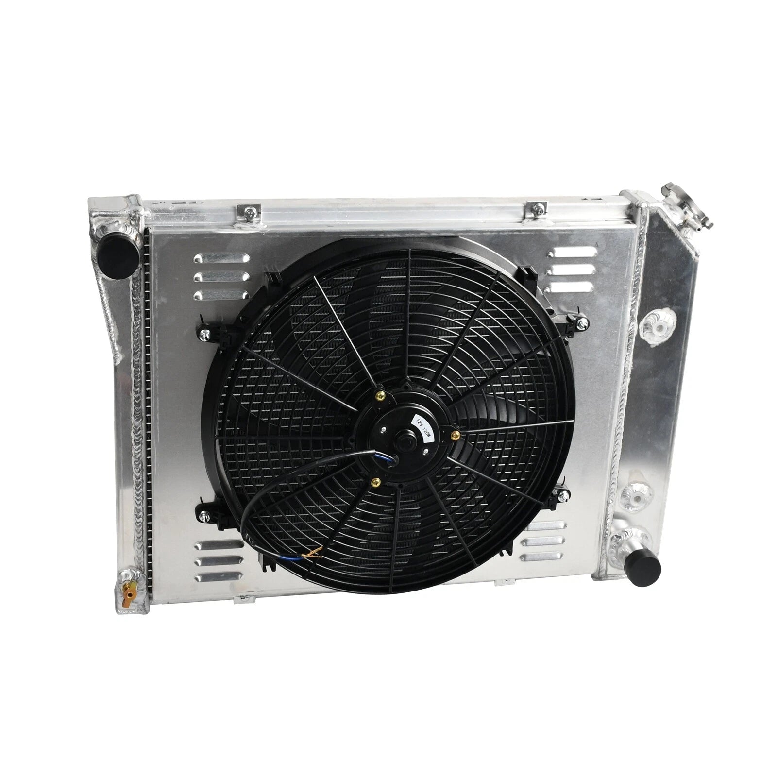3Row Radiator + Shroud Fan + Relay for Chevy Nova Camaro El Camino (1968–1987)