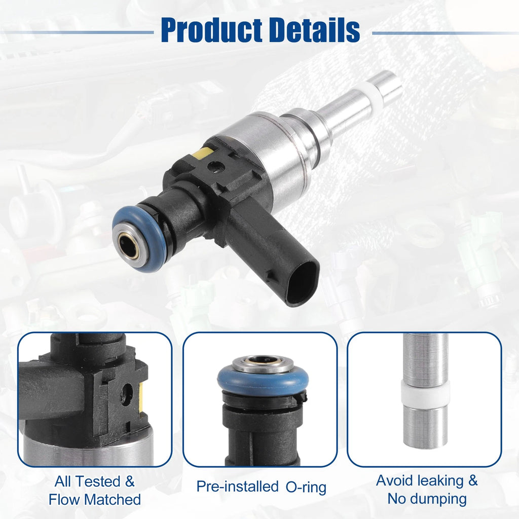 Set of 4 Fuel Injector Nozzles for Mercedes-Benz C 250 (2012–2015)