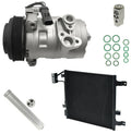 A/C Compressor Kit With Condenser for Jeep Wrangler 3.8L (2008–2010)