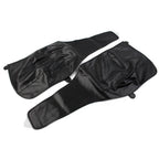 2 Pcs Black PU Leather Rear Fender Bra for Harley Tri Glide Ultra Classic (2014–2023)