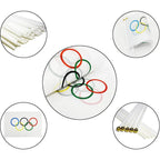 20 x 14x21cm Handheld Mini Olympic Rings Flags for Home Decoration