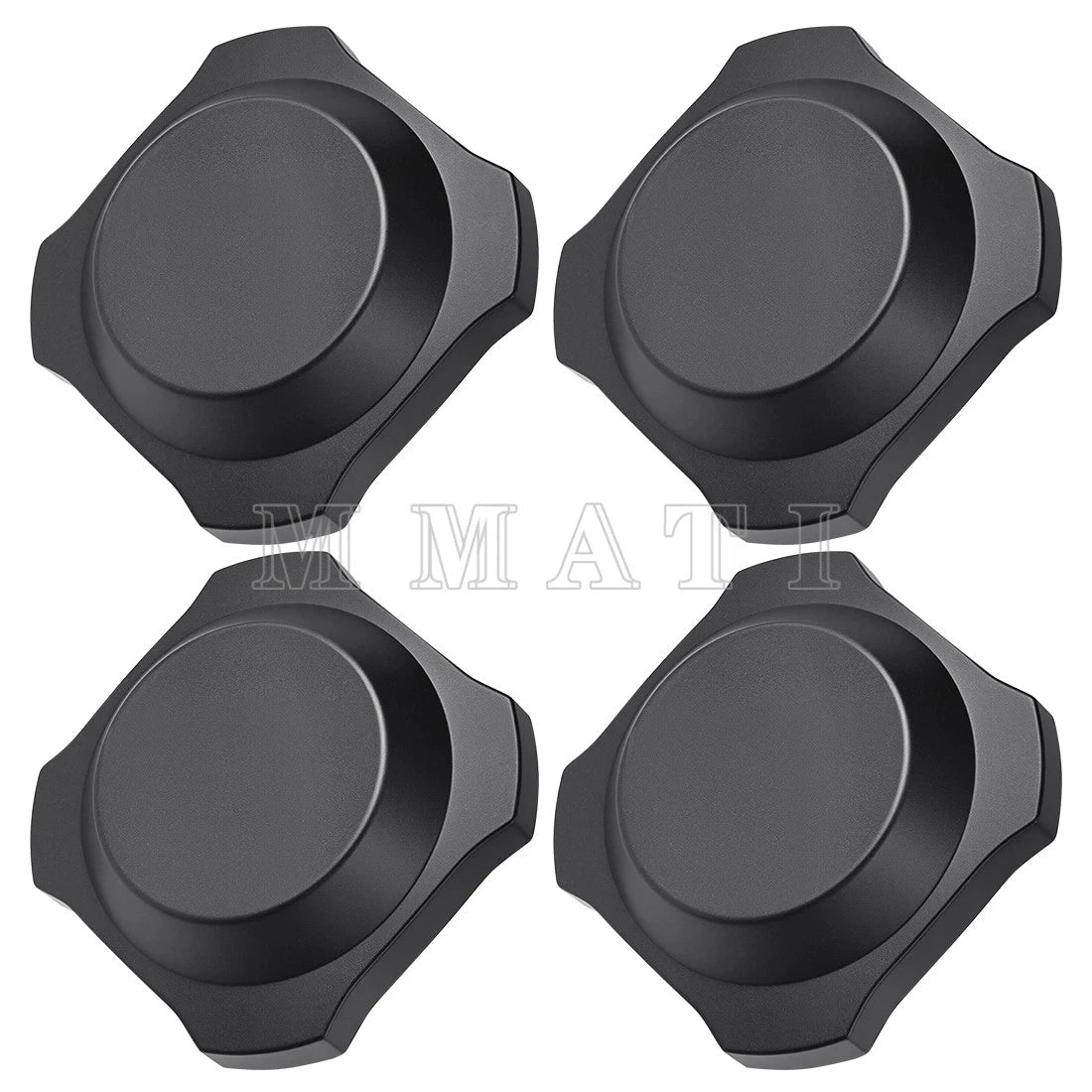 Set of 4 Black Center Wheel Hub Caps 1525221-655 for Polaris RZR XP 1000 (2024–2025)