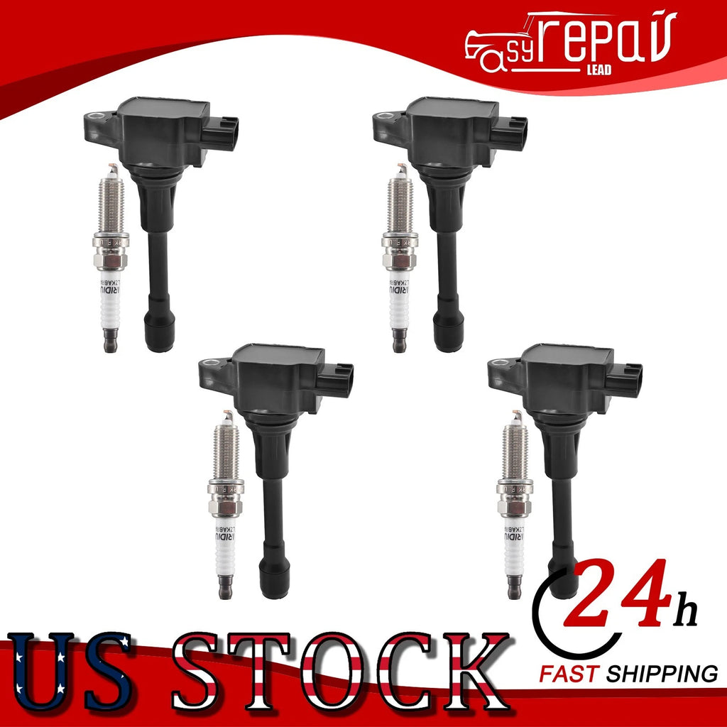 Ignition Coil + Spark Plug for Nissan Altima Frontier Suzuki Equator (2005–2019)