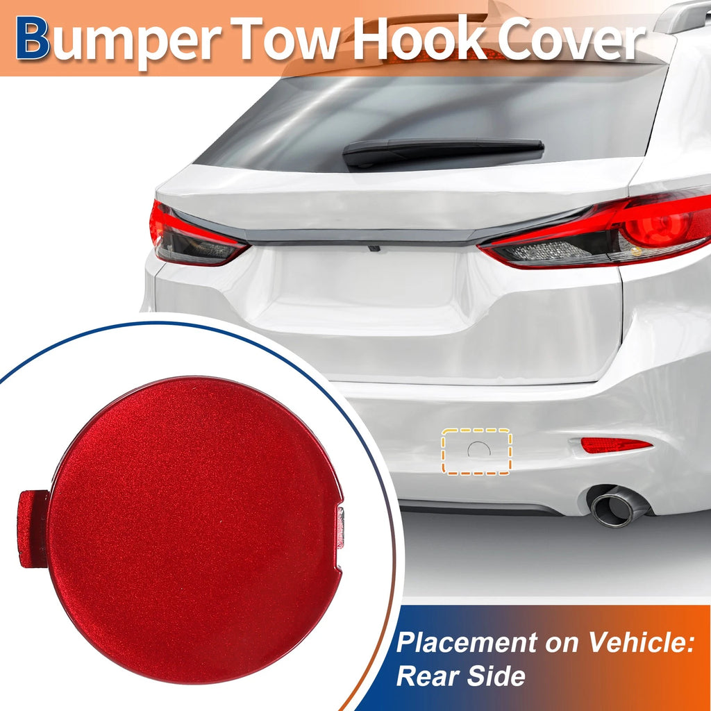 Tow Hook Cover for Mazda 6 Atenza (2018–2021) Red