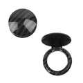 Carbon Fiber Cover Sticker for Car Engine Start Stop Button Dashboard