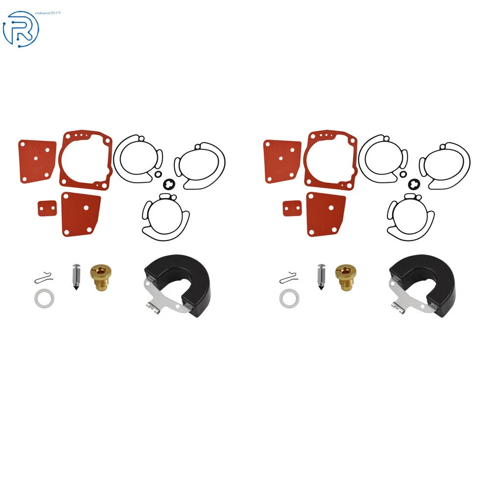 2X Carburetor Rebuild Kit for Johnson Evinrude V4 V6 90 100 175 HP (1990–2000)