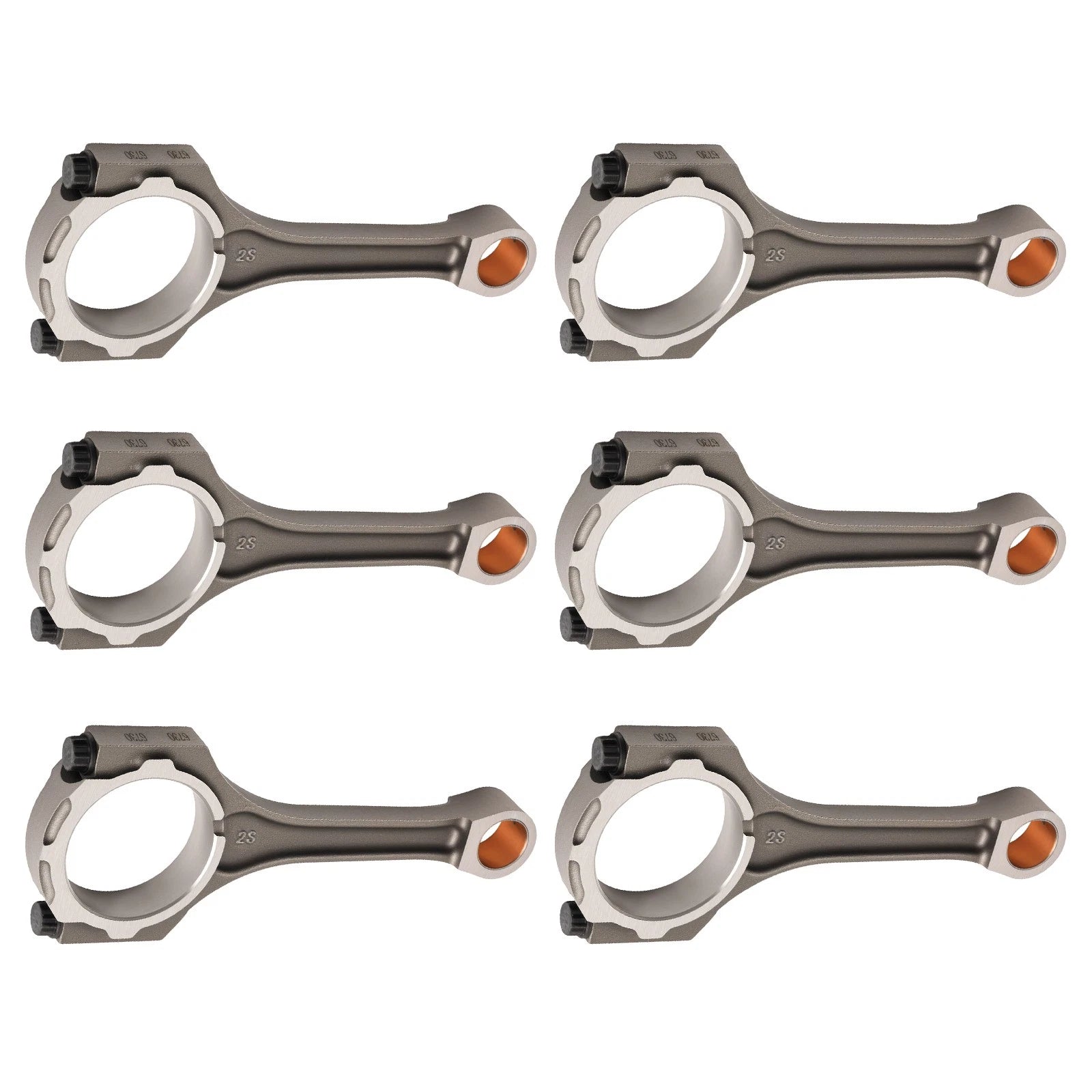 6x Connecting Rods for Toyota 4Runner FJ Cruiser Tacoma (2003–2009) 4.0L