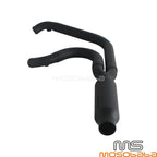 Full 2-into-1 Exhaust Muffler for Harley Dyna Super Glide Custom (2006-2017)