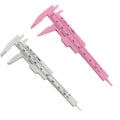 2X Plastic Sliding Vernier Caliper Gauge 80mm for Precise Measurements