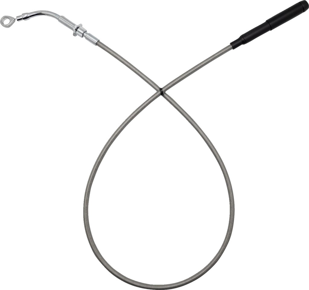 EZ Install Upper Clutch Cable for FLH/FLT (+8", Braided)