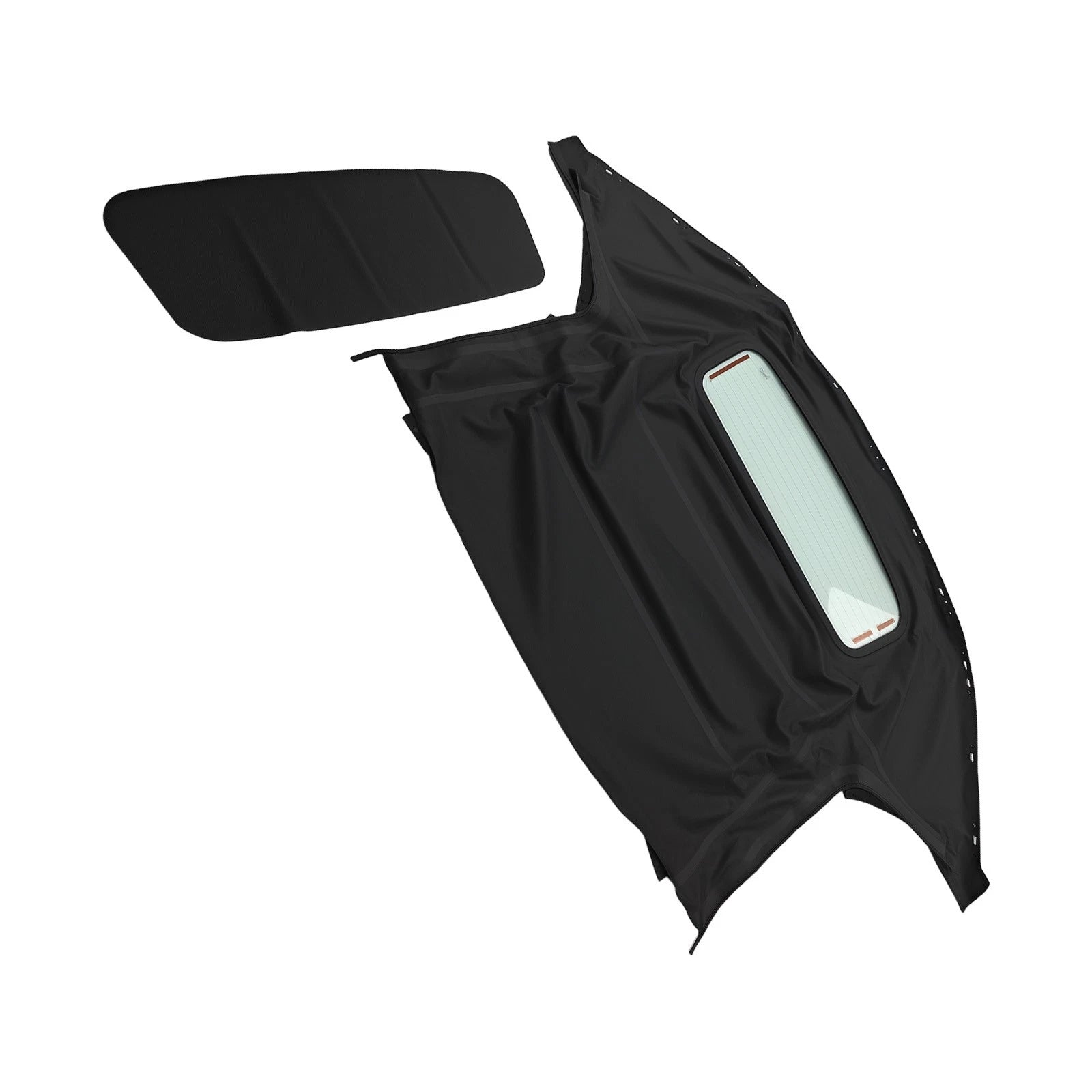 Black PVC Soft Top Convertible Cover for Mazda Miata (1990-2005)
