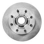 Set of 2 Front Disc Brake Rotors & Ceramic Pads for Ford E-350 (2003–2007)