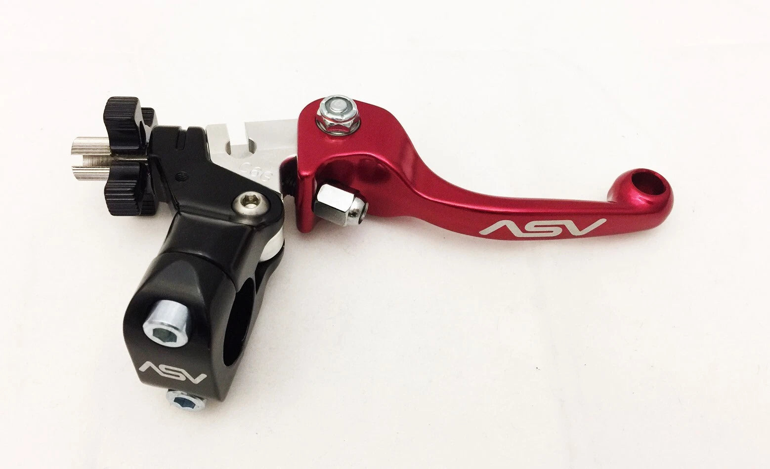 ASV Shorty Red F3 Brake Lever Perch for DRZ 110, DRZ 125 (2003–2023)