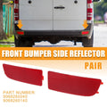 Pair Front Bumper Reflector for Mercedes-Benz Sprinter 250 350 (2006–2016) 9068260040