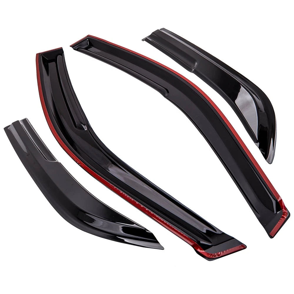 Set of 4 Smoke Window Visors for Toyota Corolla (2009–2013)