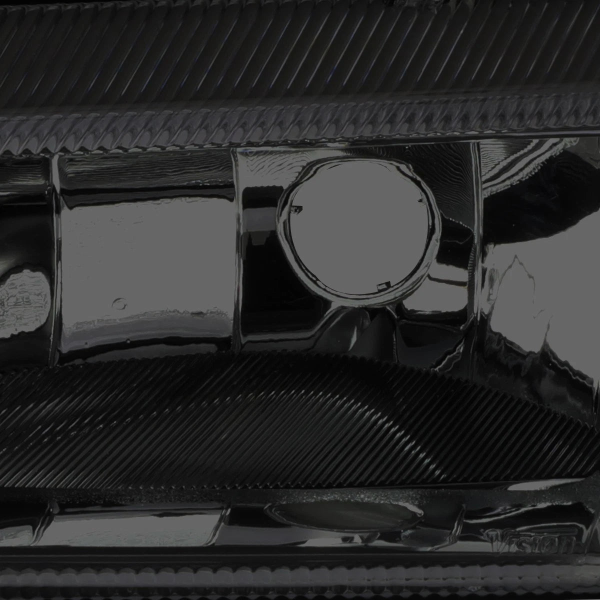 Pair of Smoked Housing Headlights for Dodge Stratus (1995–2000)