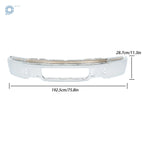 Chrome Steel Front Bumper Face Bar for Ford F-150 (2009-2015)