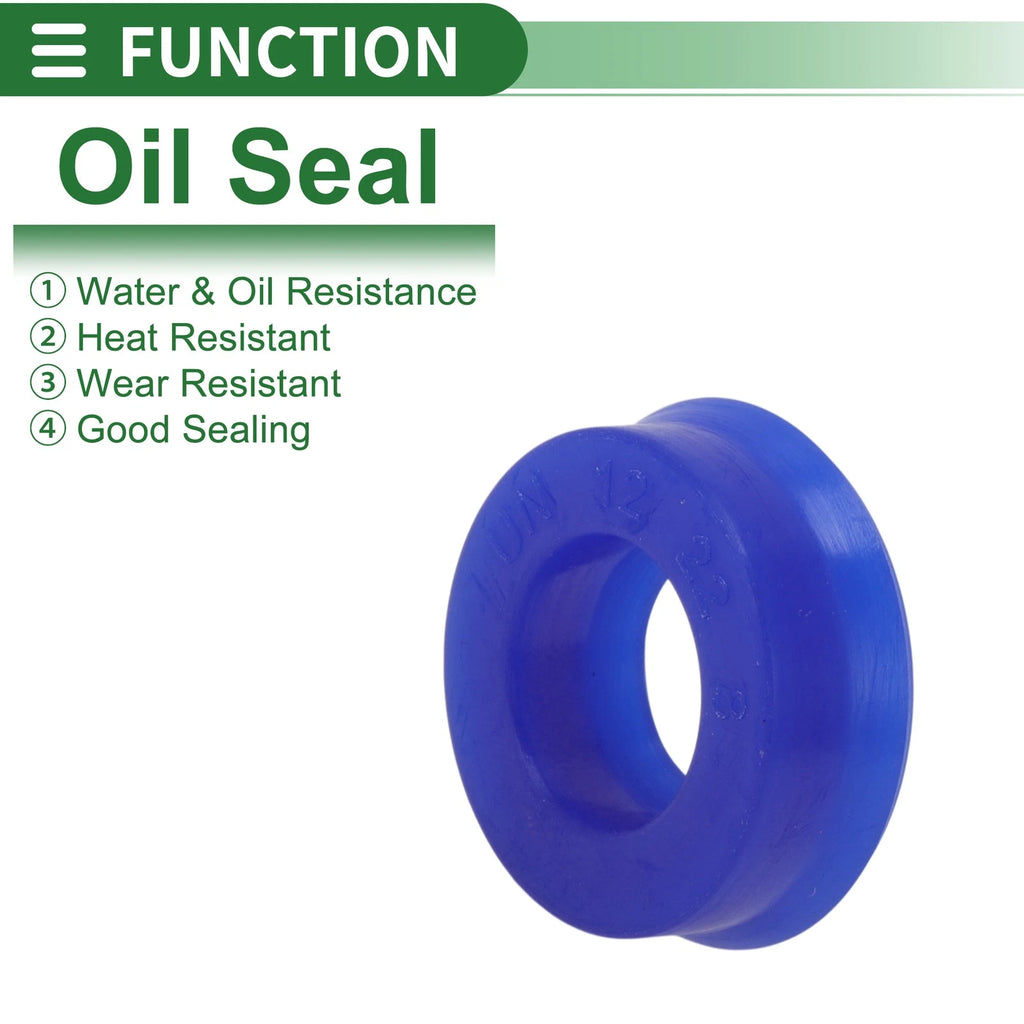 Set of 10 Oil Seal Rotary Shaft Seal 12x22x8mm High Pressure TPU