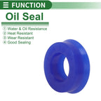 Set of 10 Oil Seal Rotary Shaft Seal 12x22x8mm High Pressure TPU