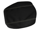Console Lid Armrest Cover for Toyota 4Runner (1996–2002) Carbon Fiber Beige Stitch