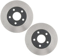 Set of 2 Front Disc Brake Rotors 10.94" Dia ACDelco Pro for Chevy Pontiac
