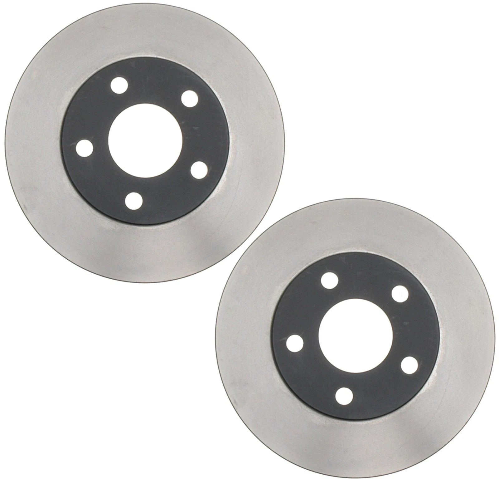 Set of 2 Front Disc Brake Rotors 10.94" Dia ACDelco Pro for Chevy Pontiac