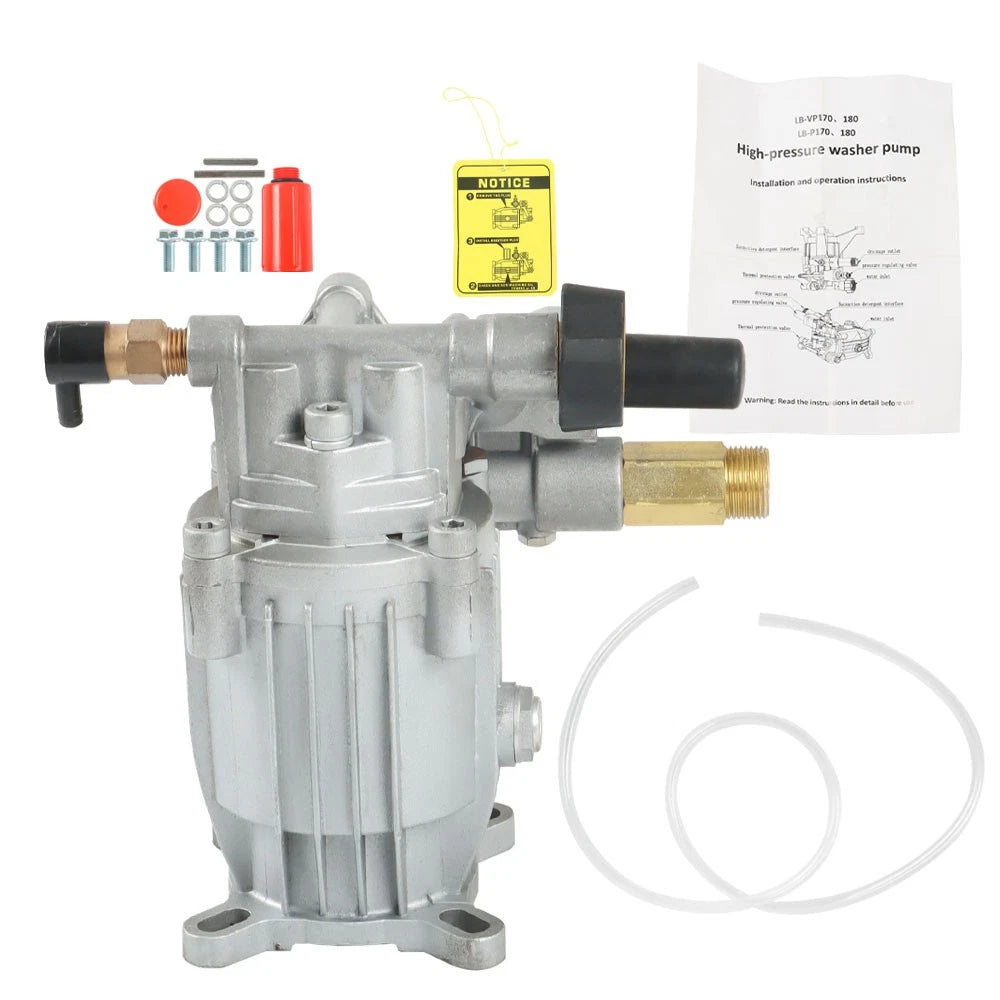 Pressure Washer Pump for Horizontal Shaft (3000 PSI, 2.5 GPM)
