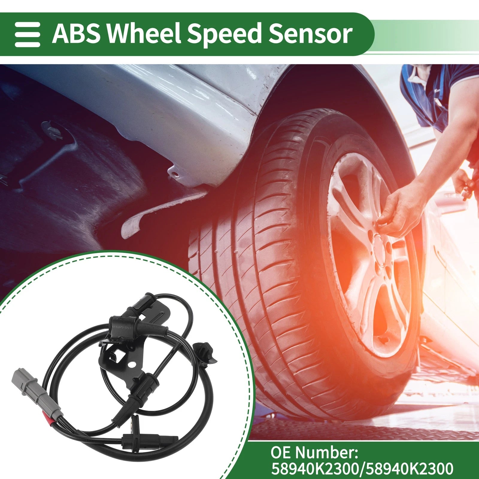 ABS Wheel Speed Sensor No. 58940K2300 for Hyundai Venue (2020–2023)