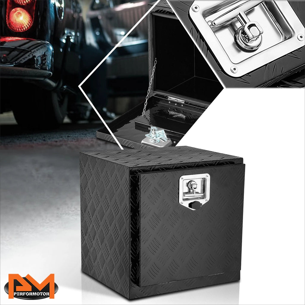 Aluminum Over-Hanging Lip Tool Box for Truck (18"x17.7"x18")