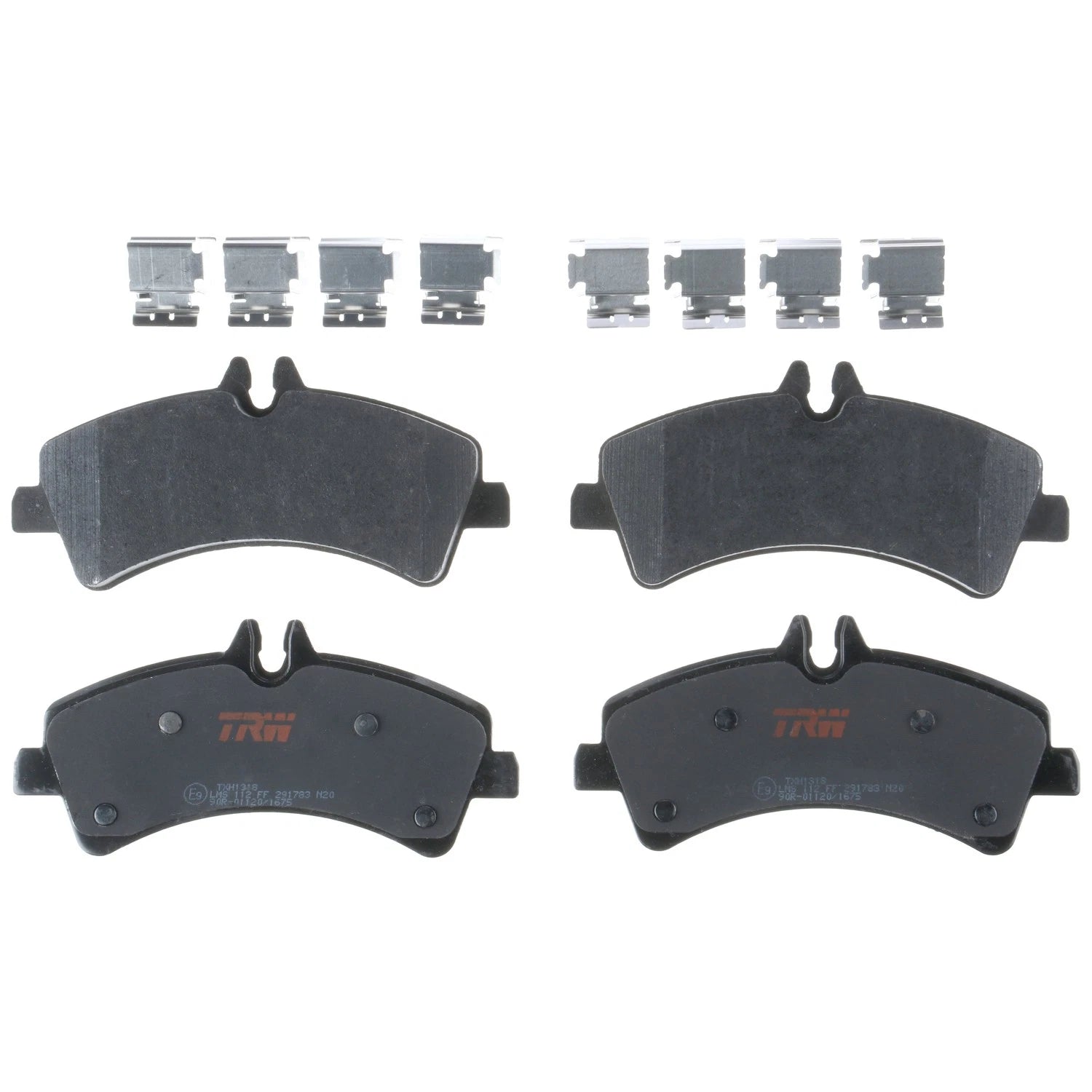 Set of 4 Rear Disc Brake Pads for Mercedes Sprinter 3500 (2010–2018)