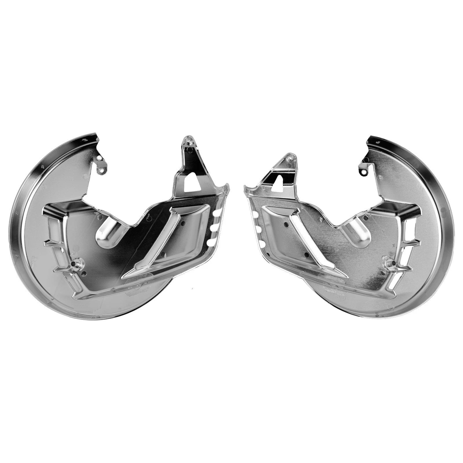 Front Brake Disc Rotor Covers for Honda Goldwing GL1800 F6B (2001–2015) Chrome